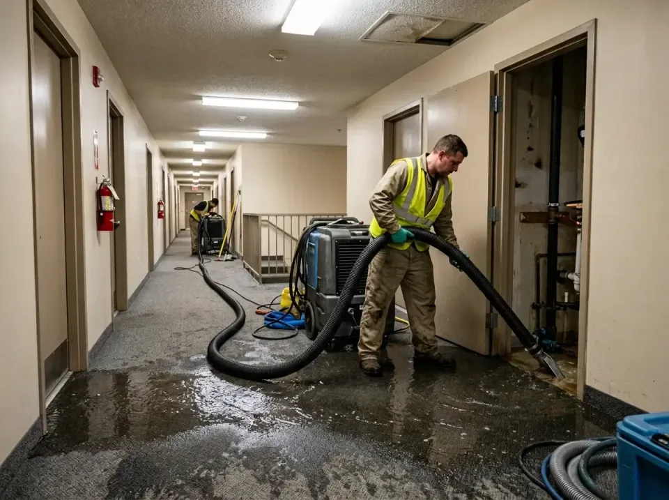 multi-unit-apartment-hallway-f-005 — frequently asked questions, Emergency Burst Pipe Water Extraction & Removal in South Lo…
